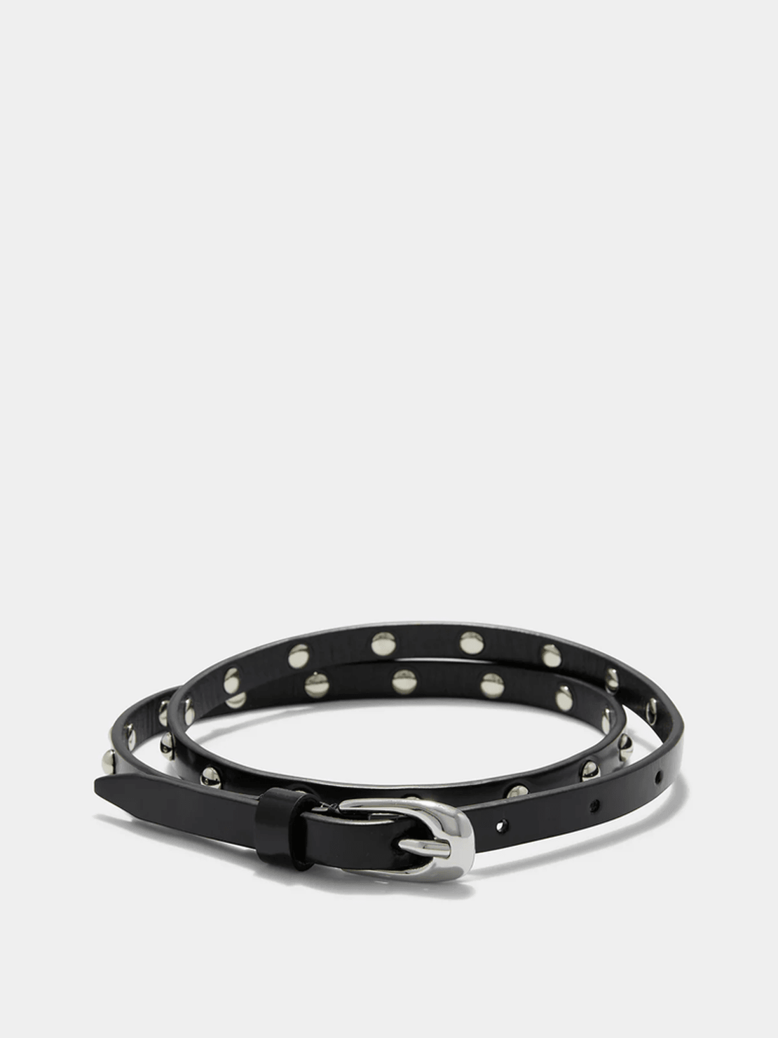 Aeyde Liam Studded Leather Belt
