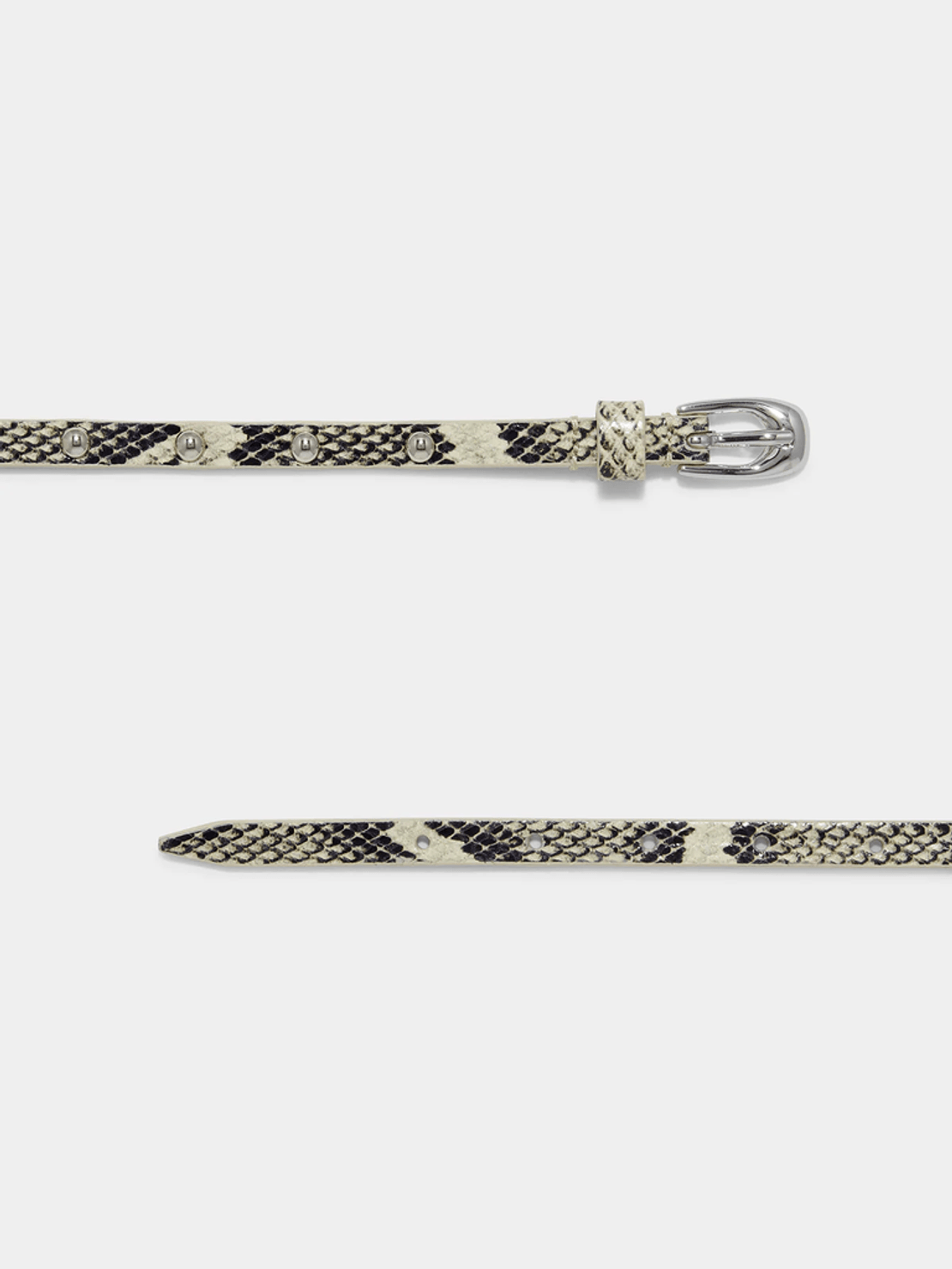 Aeyde Liam Studded Leather Belt