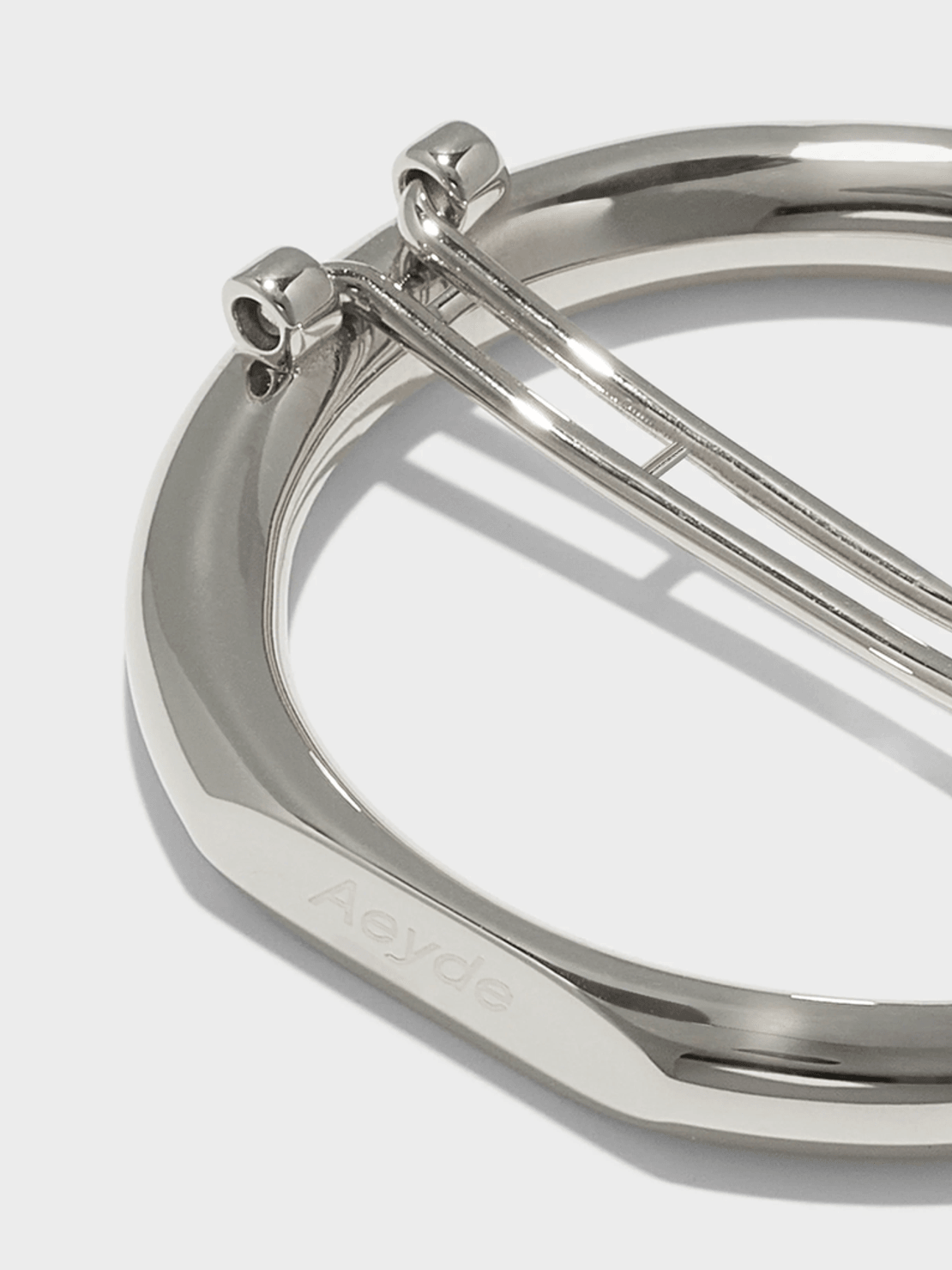 Aeyde Honor Palladium-Plated Hair Clip