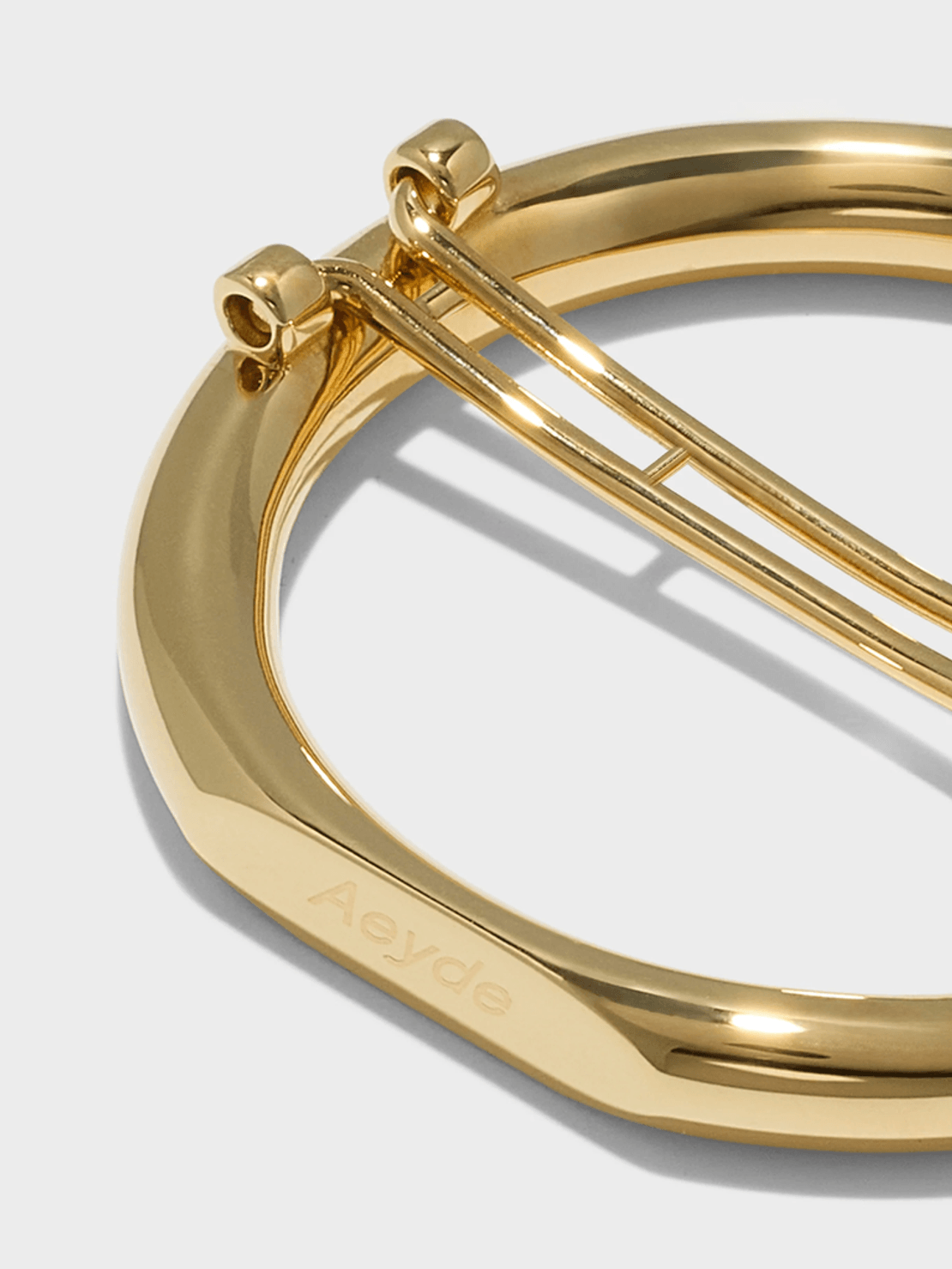 Aeyde Honor 18kt Gold-Plated Hair Clip