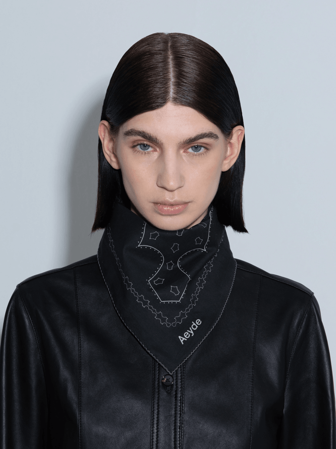 Aeyde Dakota Printed Cotton Scarf