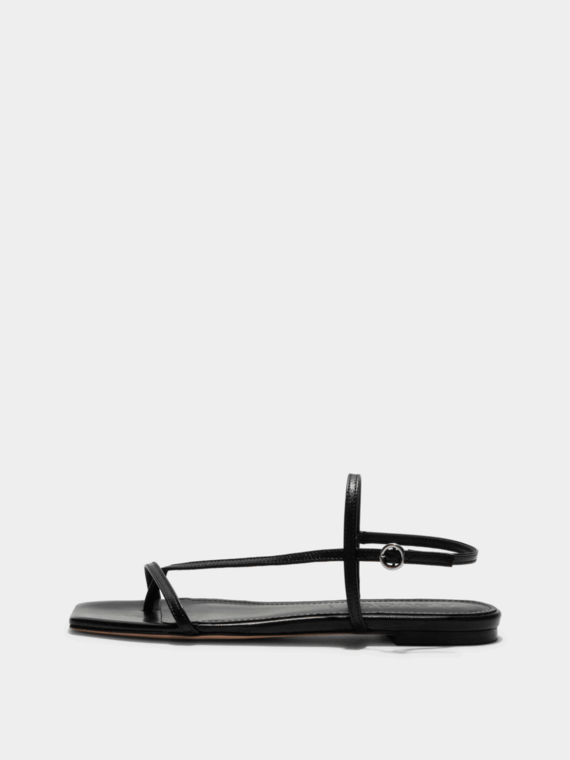Aeyde Ella Leather Toe-Post Sandals