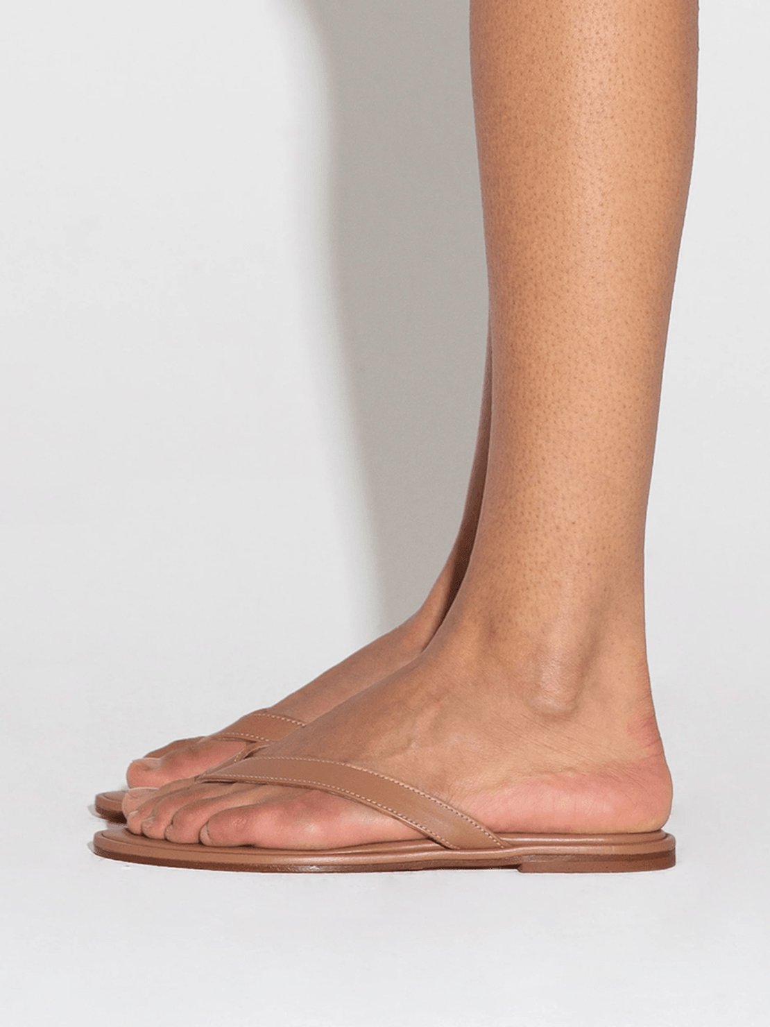 Aeyde Melody Leather Thong Sandal