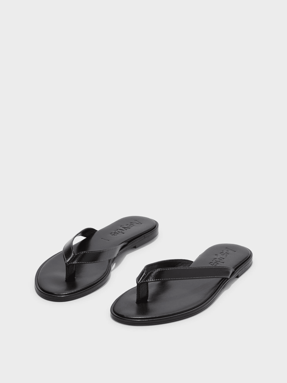 Aeyde Melody Leather Thong Sandal