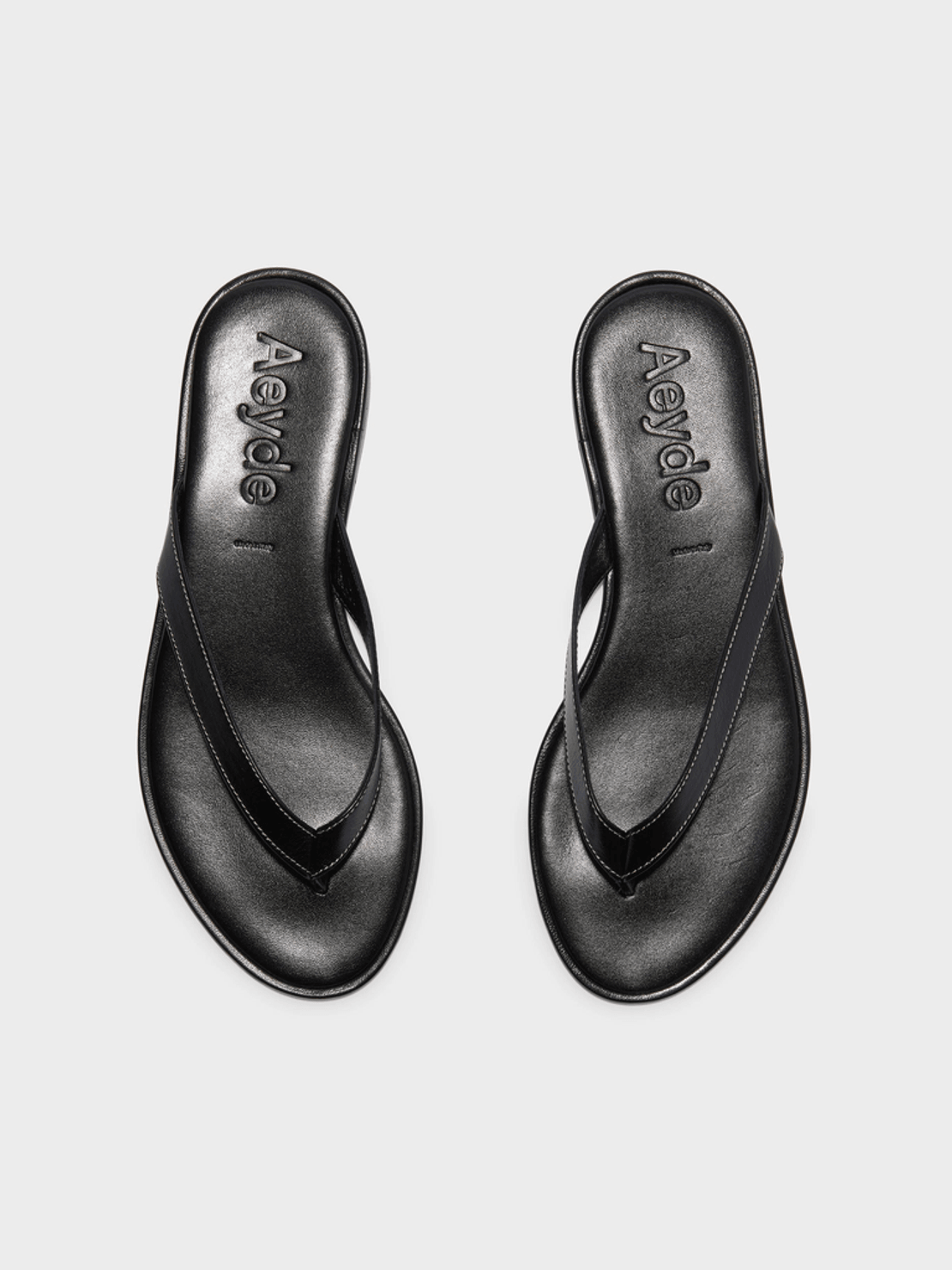 Aeyde Melody Leather Thong Sandal