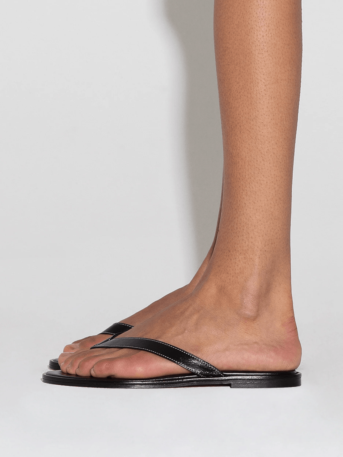 Aeyde Melody Leather Thong Sandal