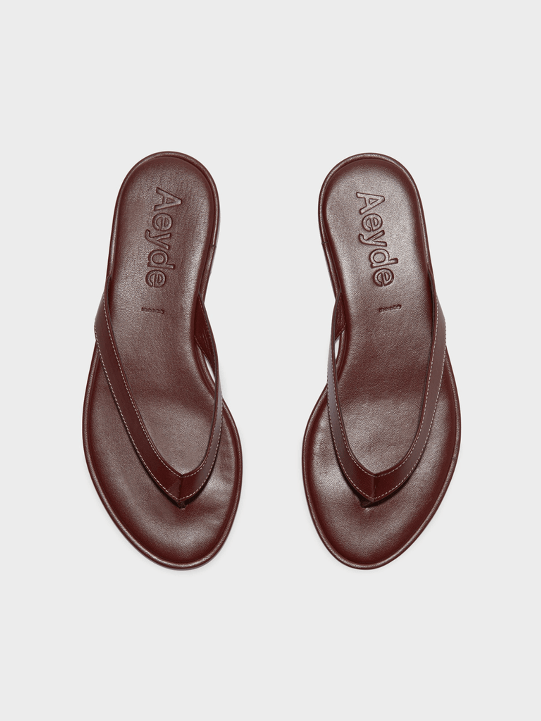 Aeyde Melody Leather Thong Sandal