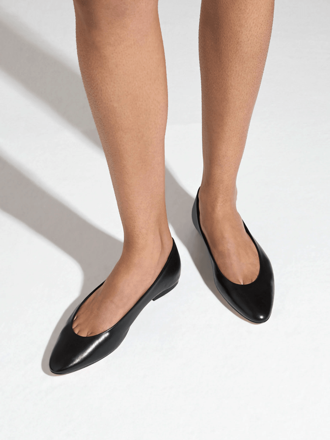 Aeyde Ellie Almond-Toe Flats