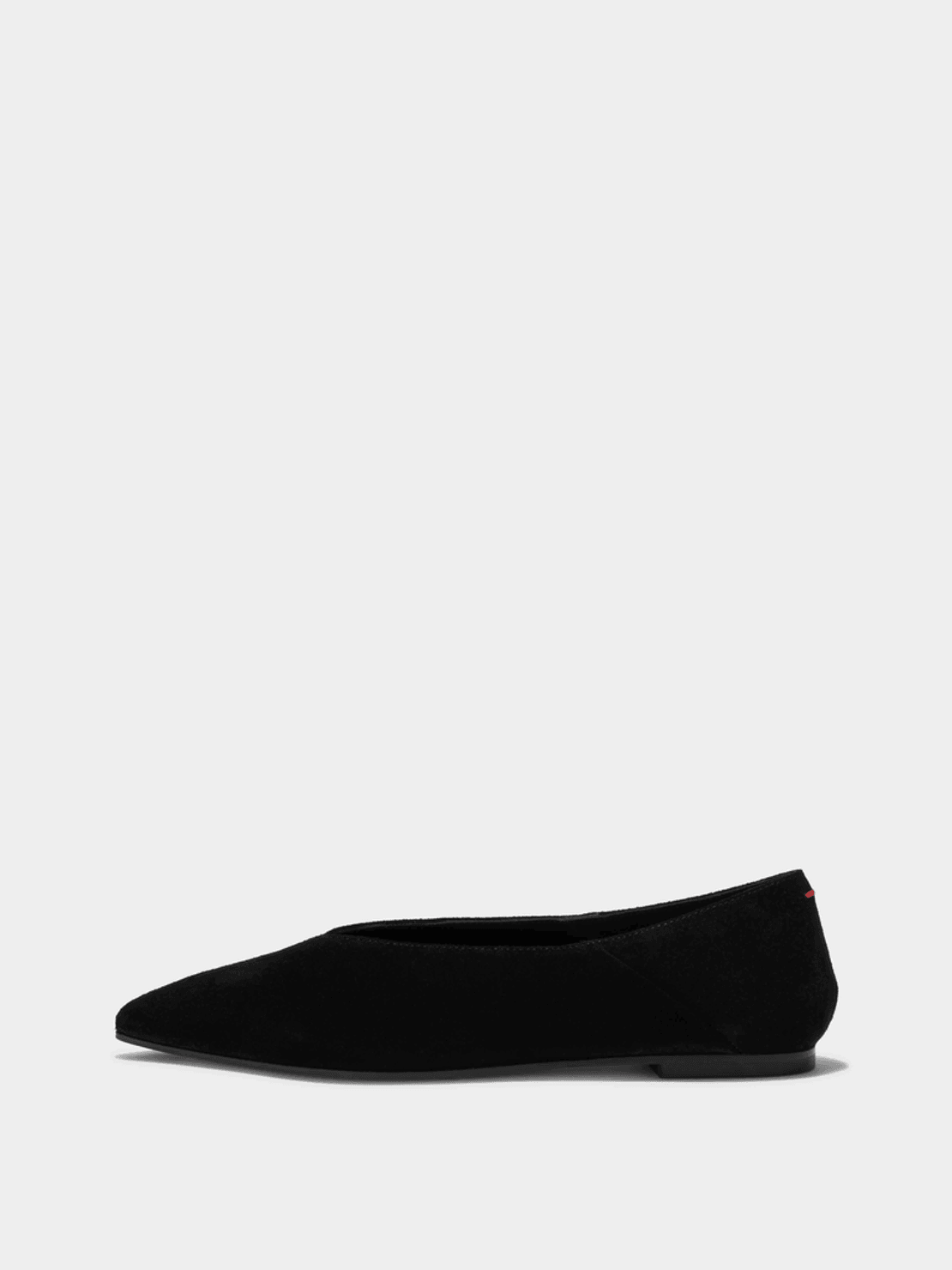 Aeyde Moa Suede Pointed-Toe Flats
