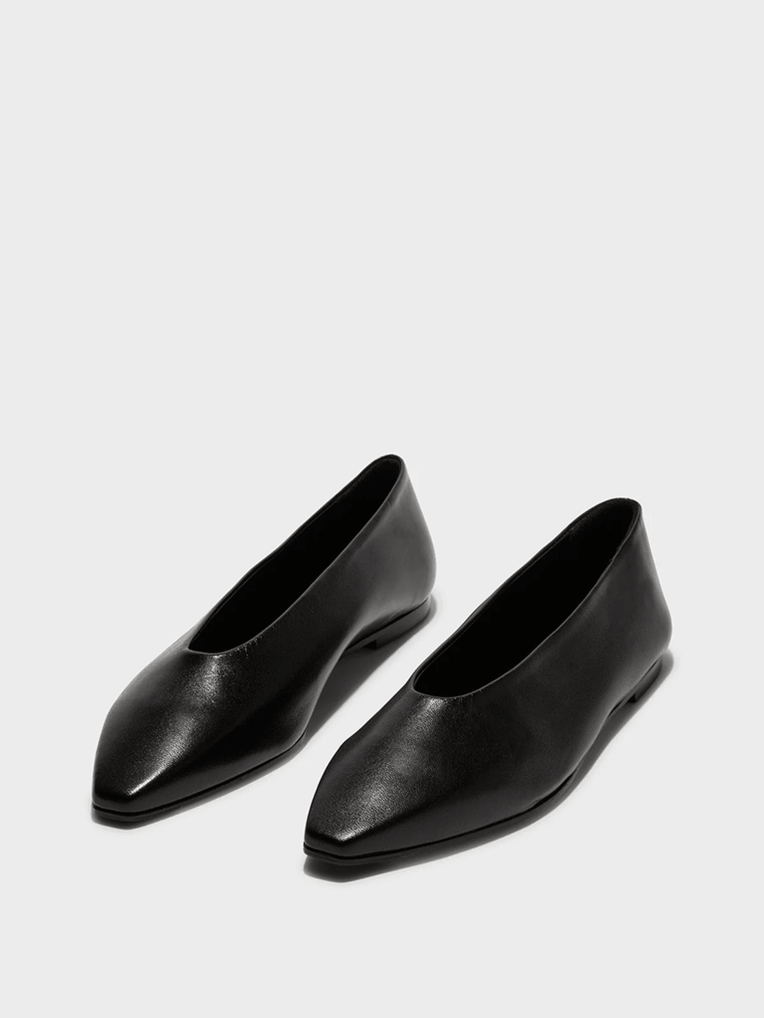 Aeyde Betty Square-Toe Ballet Flats