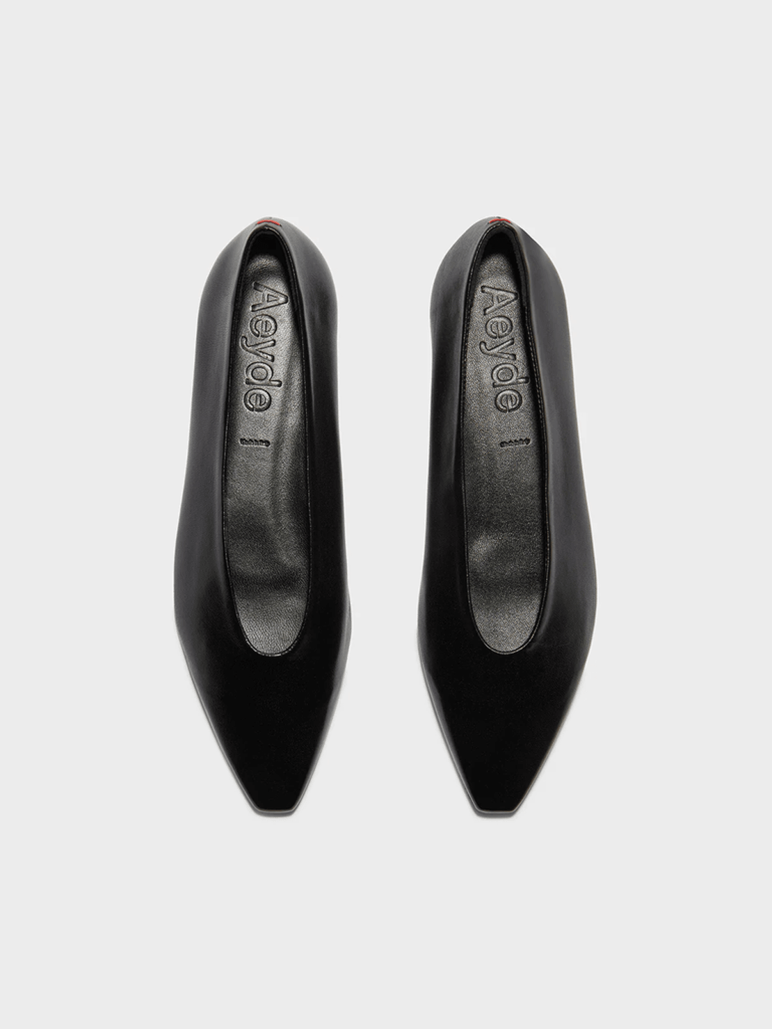 Aeyde Betty Square-Toe Ballet Flats