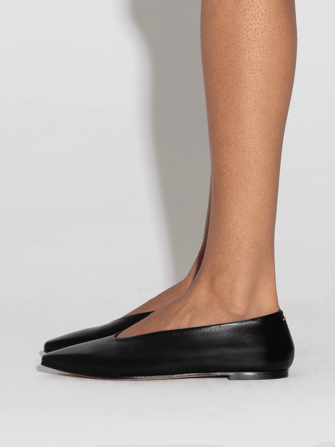 Aeyde Betty Square-Toe Ballet Flats