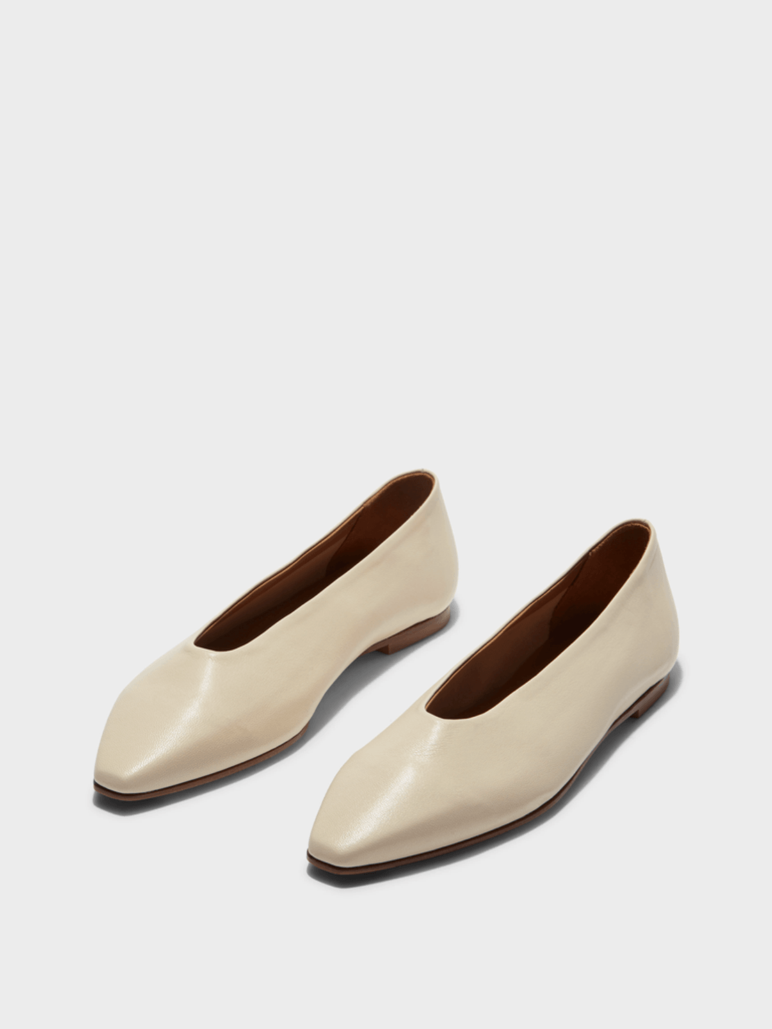 Aeyde Betty Square-Toe Ballet Flats