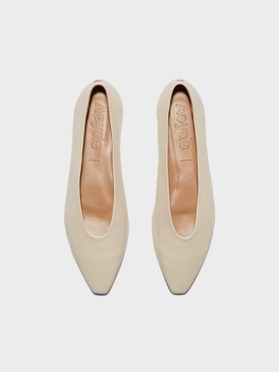 Aeyde Betty Square-Toe Ballet Flats