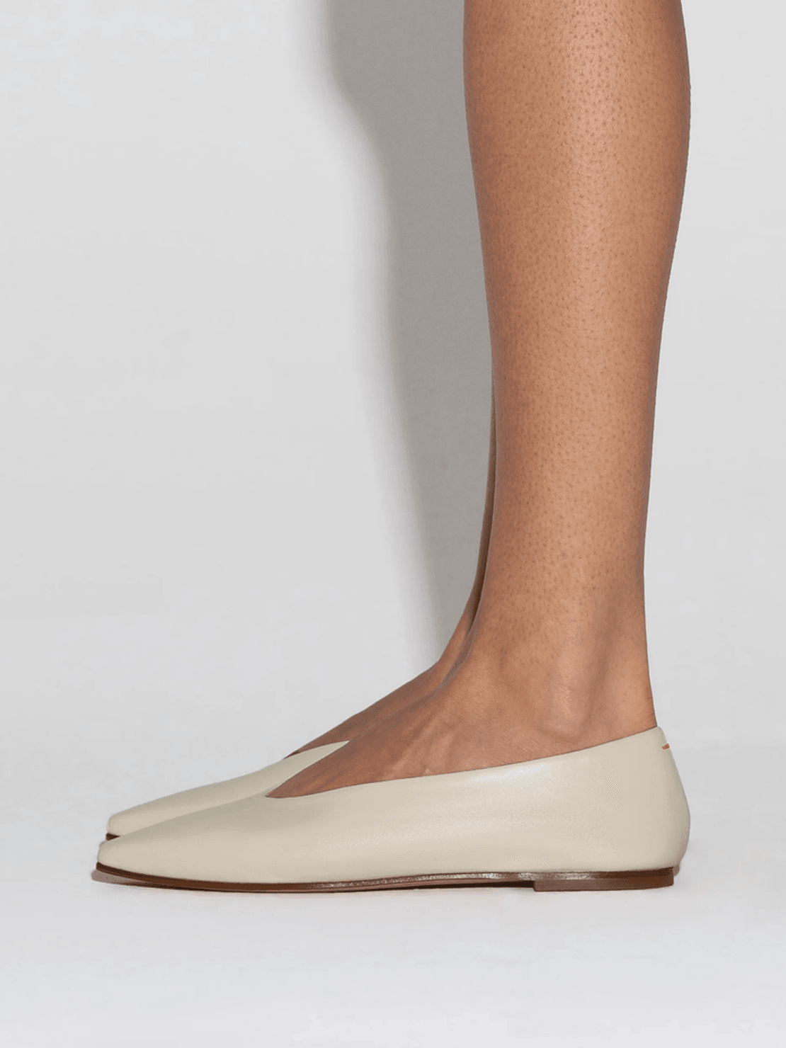 Aeyde Betty Square-Toe Ballet Flats