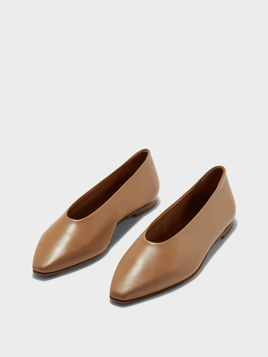 Aeyde Betty Square-Toe Ballet Flats