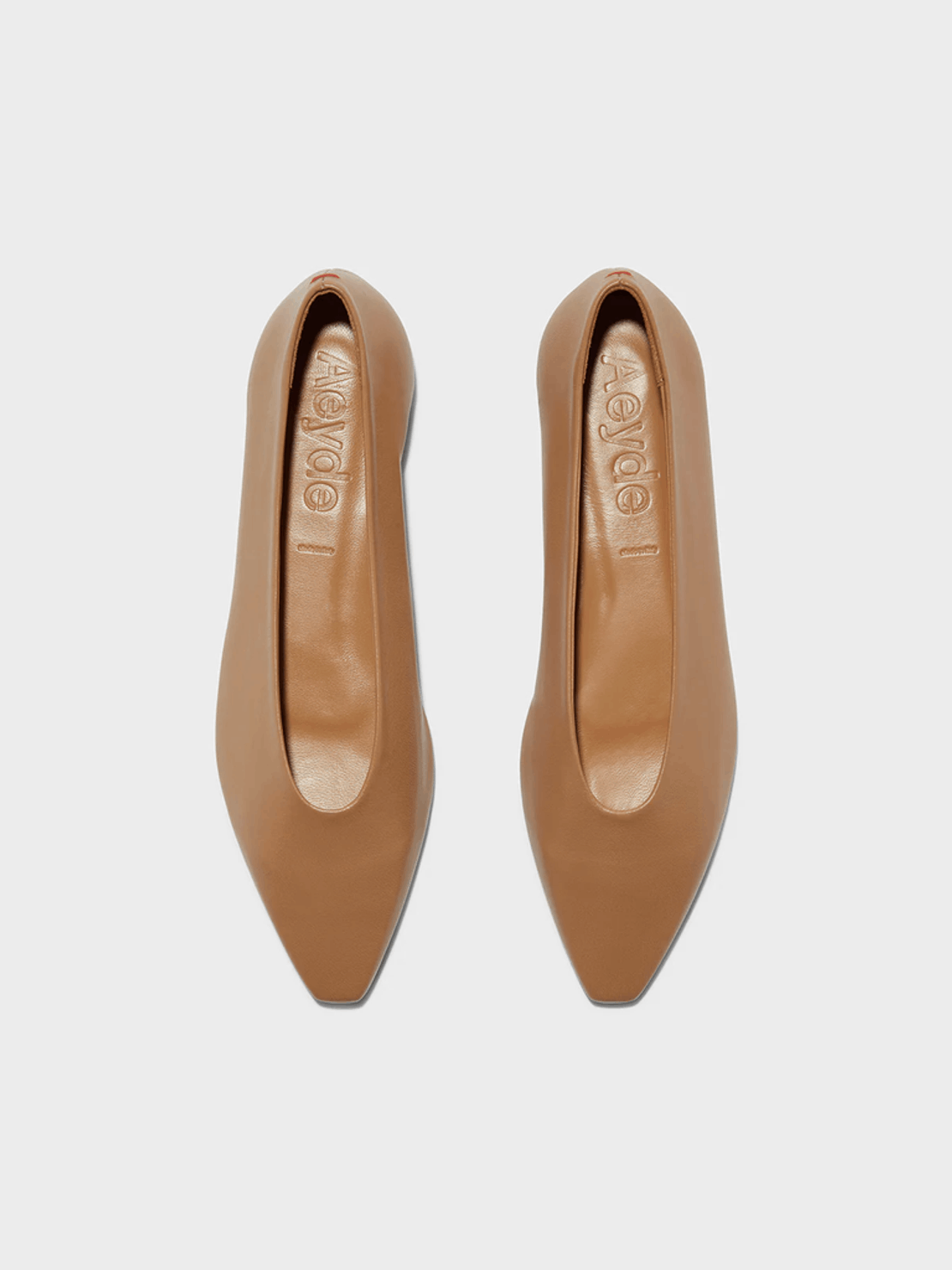 Aeyde Betty Square-Toe Ballet Flats