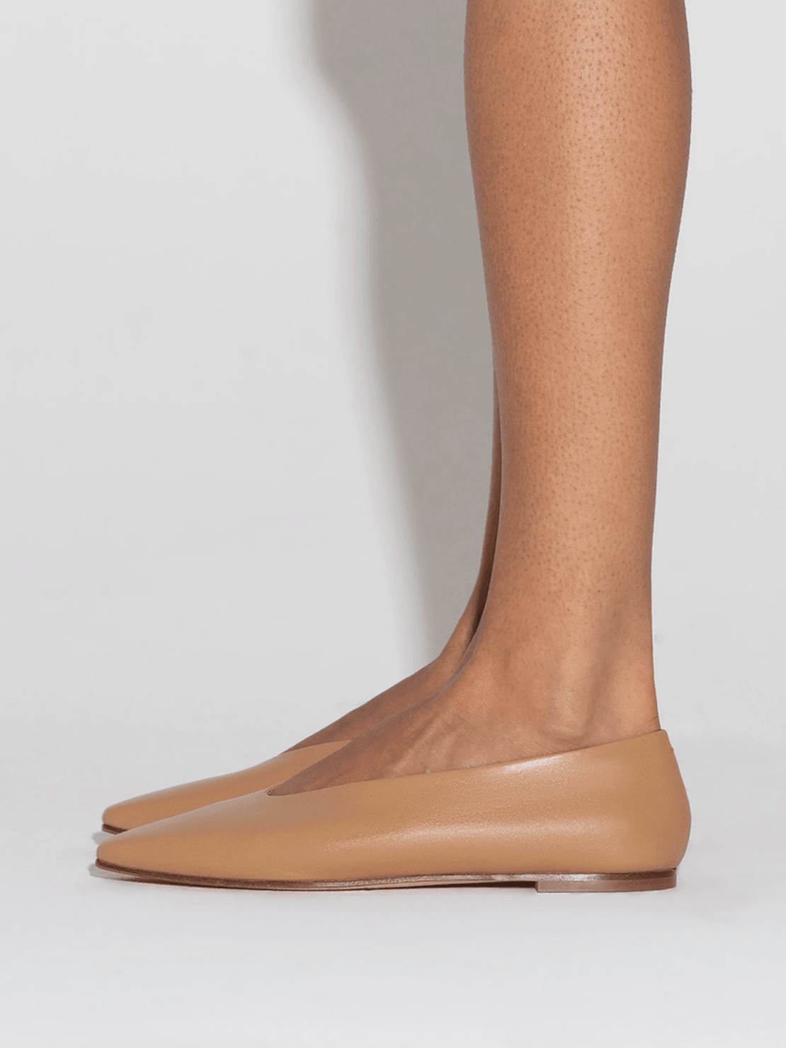 Aeyde Betty Square-Toe Ballet Flats