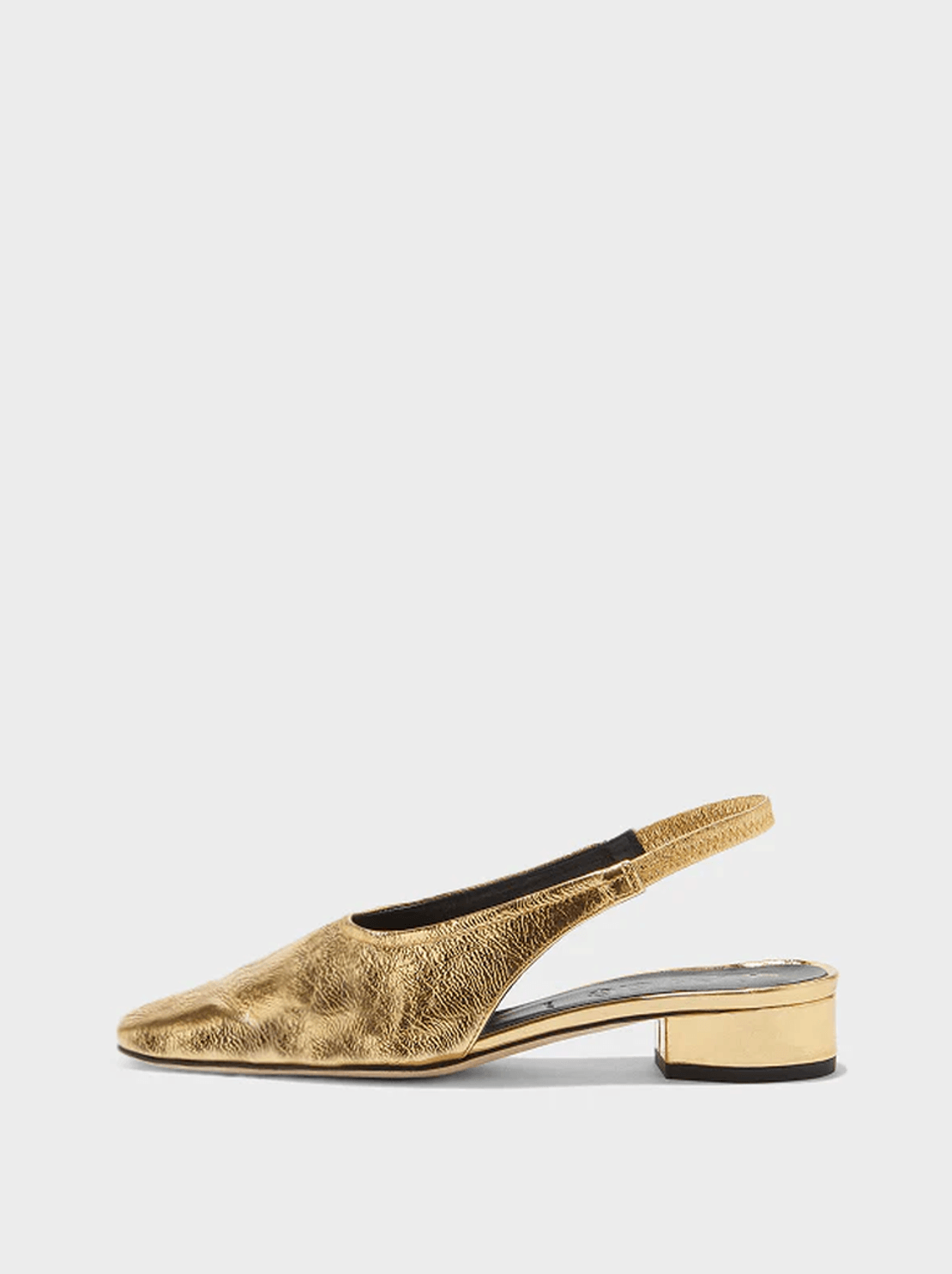 Aeyde Dua Laminated Leather Slingback