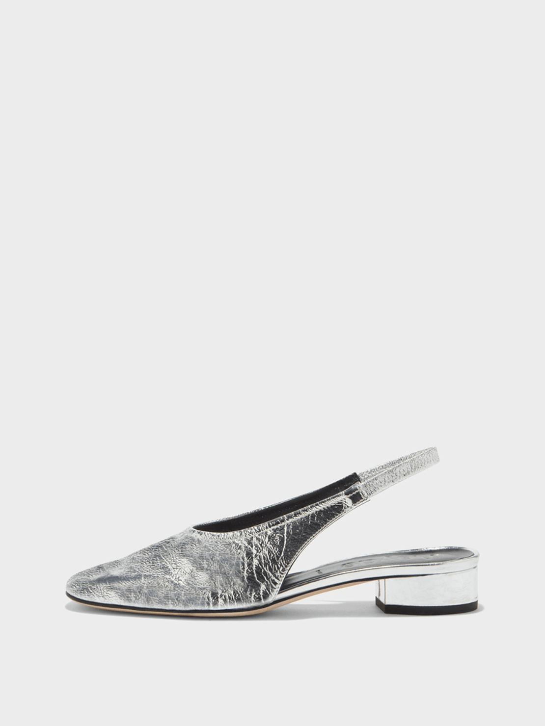 Aeyde Dua Laminated Leather Slingback