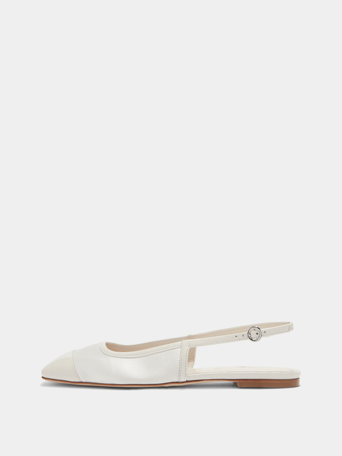 Aeyde Geraldine Satin Toe-Cap Slingback