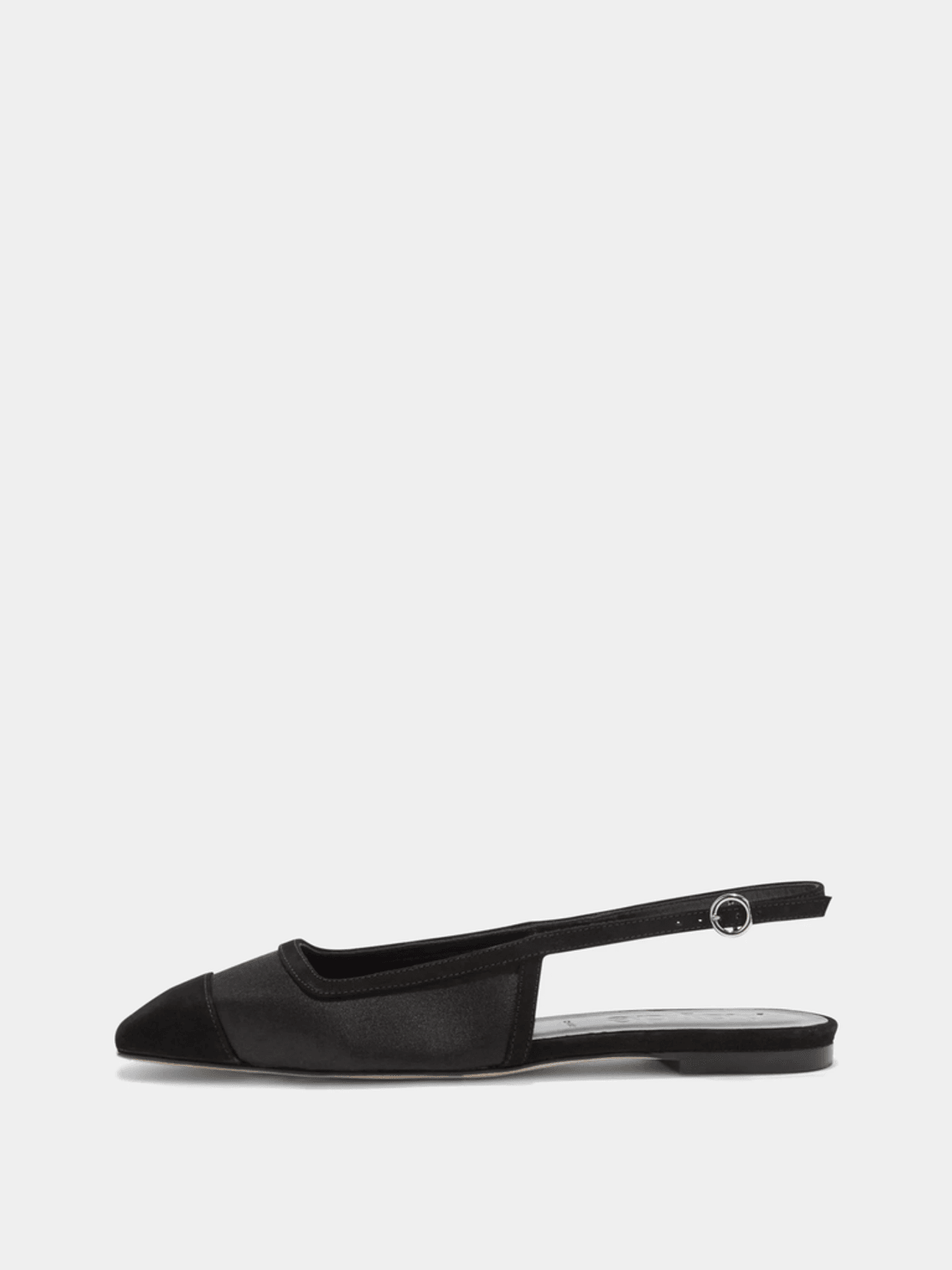 Aeyde Geraldine Satin Toe-Cap Slingback