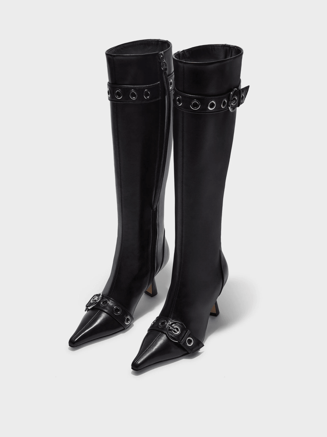 Aeyde Vivian Eyelet High Boots