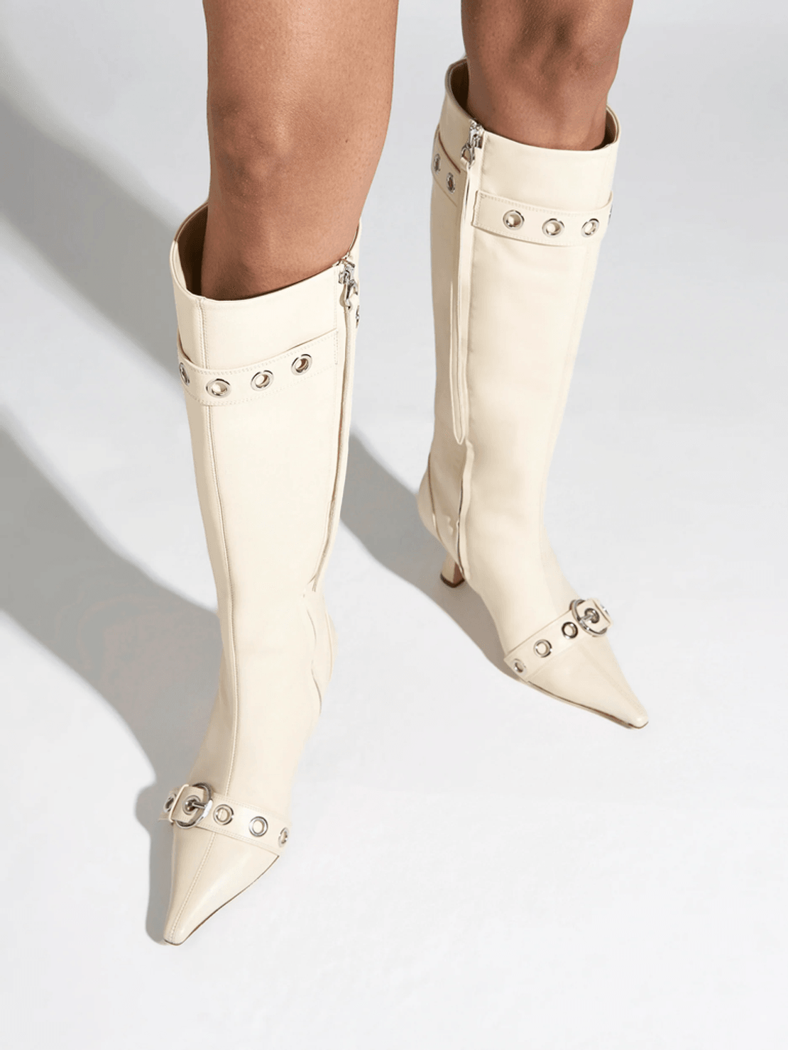 Aeyde Vivian Eyelet High Boots