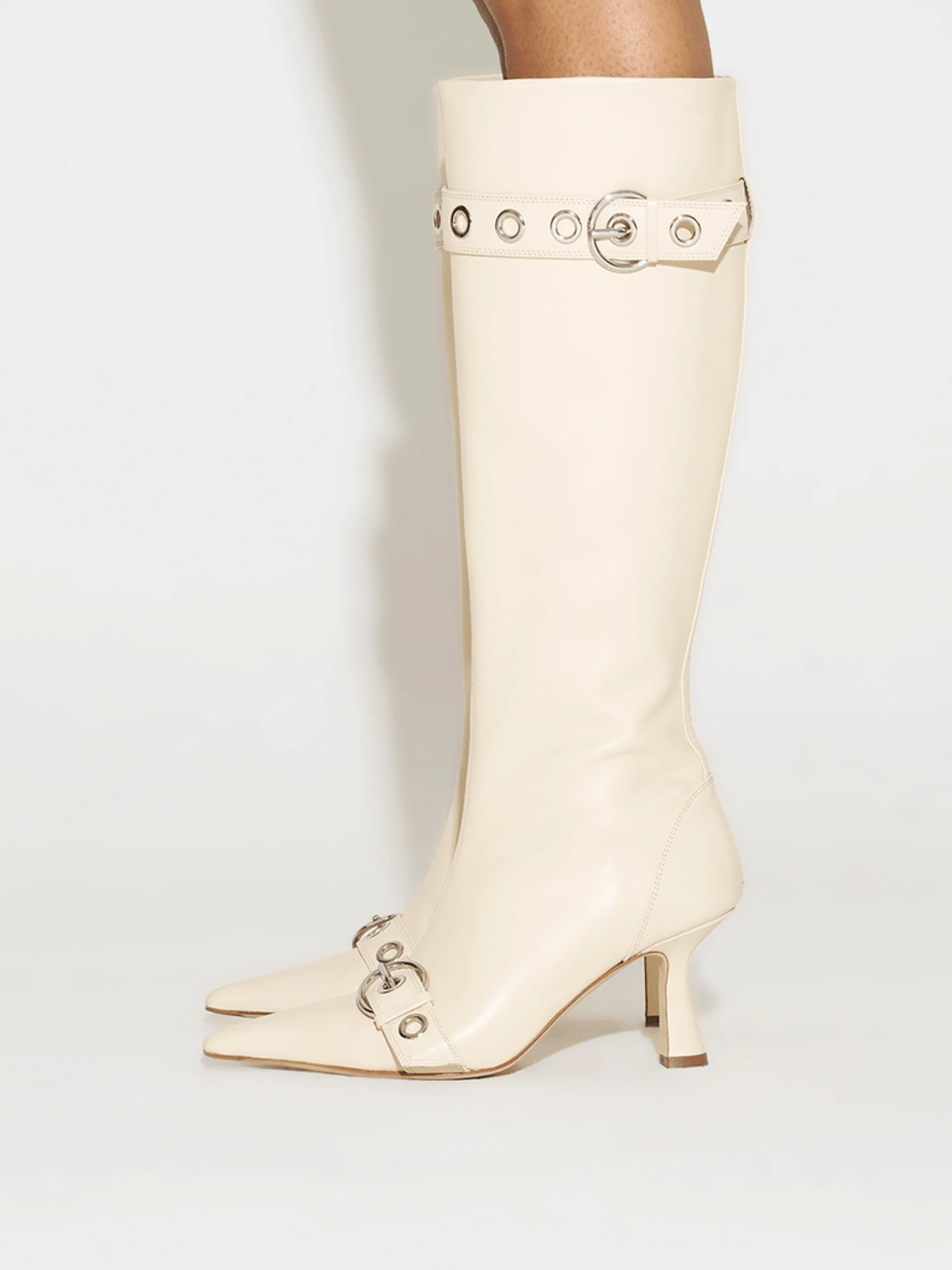 Aeyde Vivian Eyelet High Boots