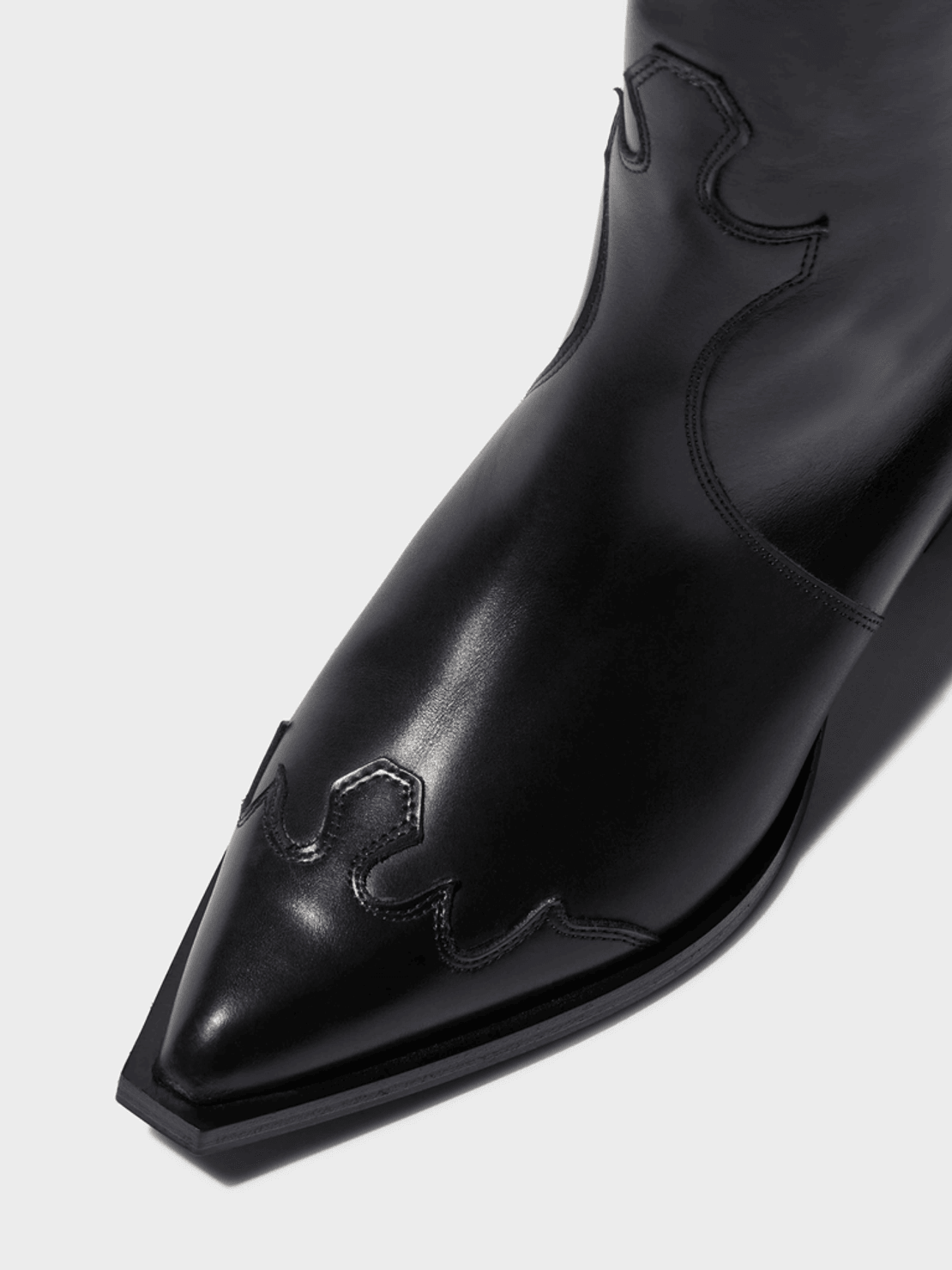 Aeyde Aruna Leather Knee-High Cowboy Boots