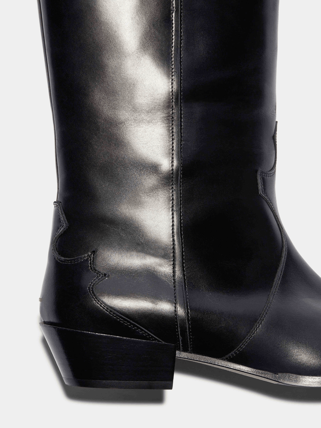 Aeyde Aruna Leather Knee-High Cowboy Boots