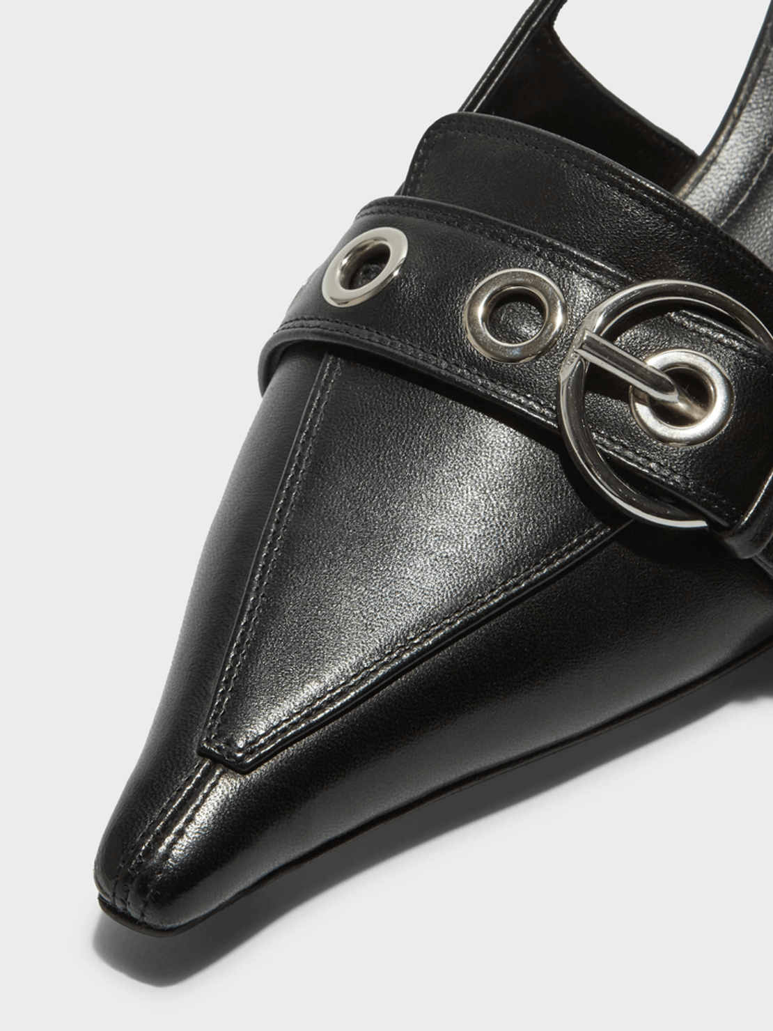 Aeyde Davina Eyelet Slingback Pumps