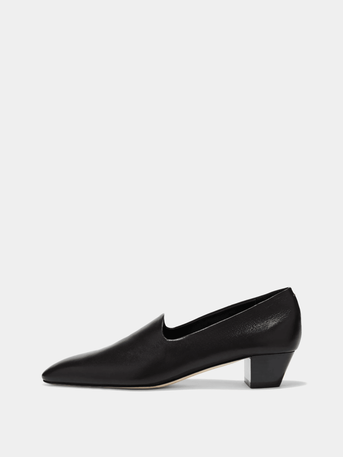 Aeyde Gabby Almond-Toe Loafers
