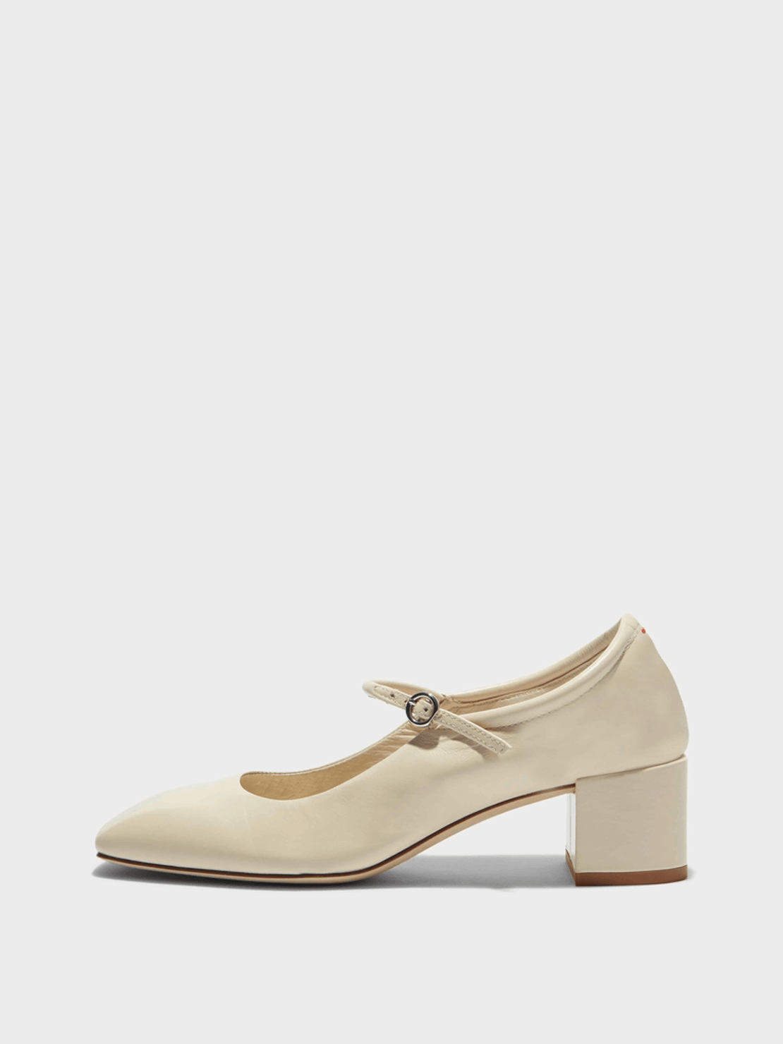 Aeyde Aline Leather Mary-Jane Pumps