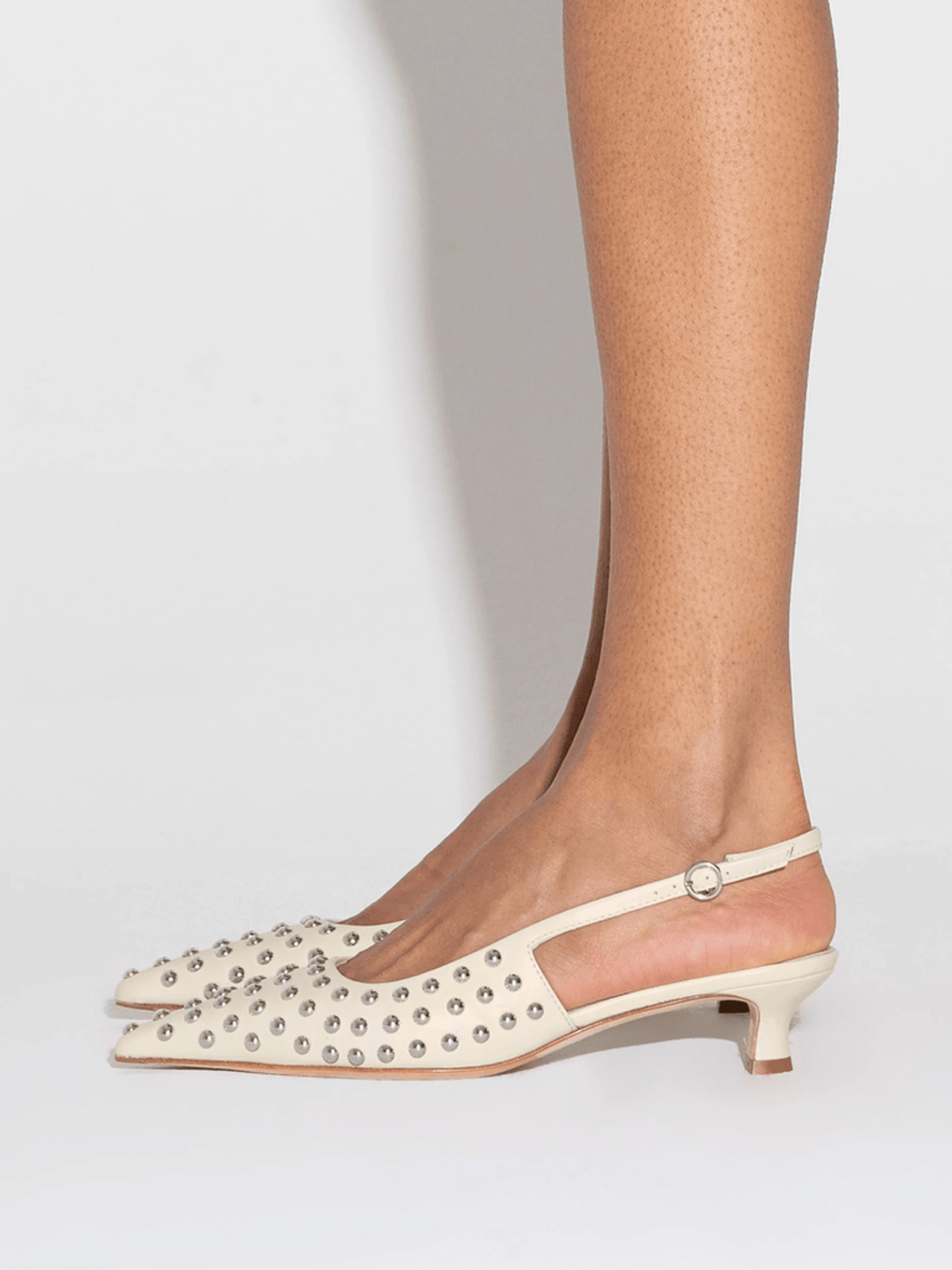 Aeyde Catrina Studded Slingback Pumps