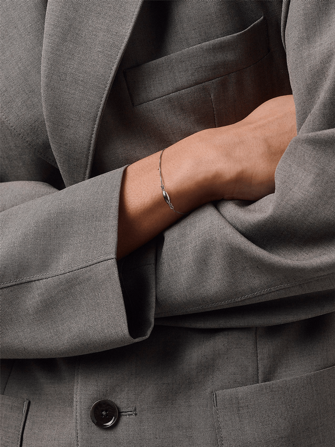 Aeyde Sony Palladium-Plated Chain Bracelet