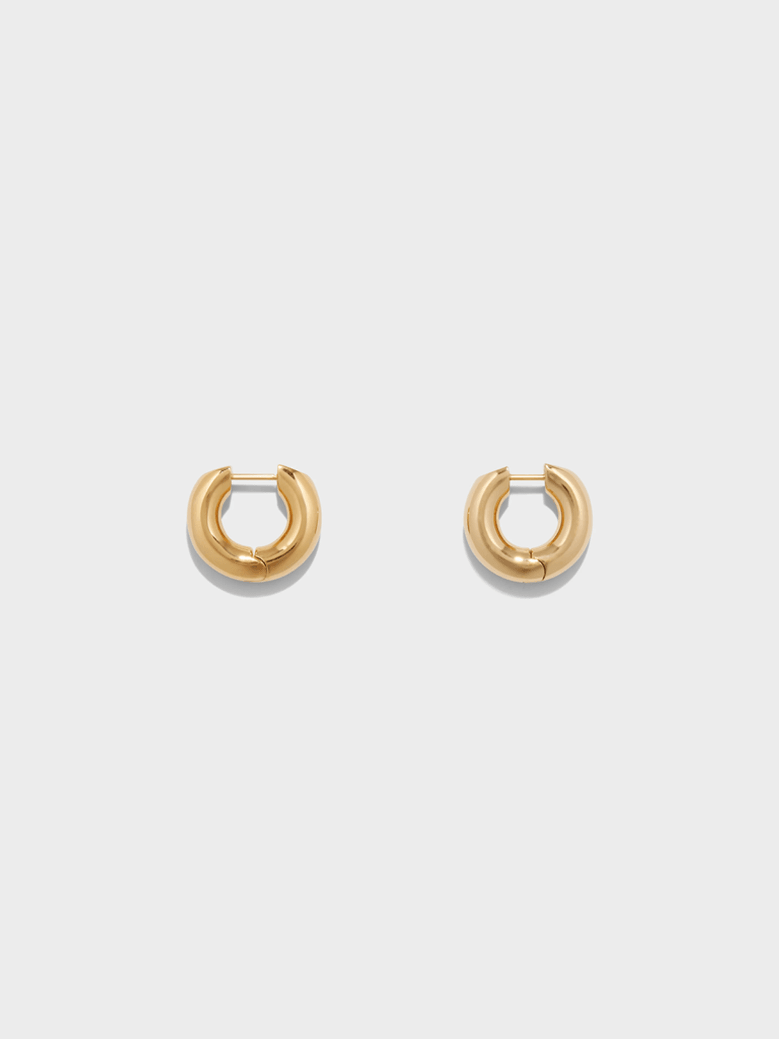 Aeyde Alaya Small 18kt Gold-Plated Hoop Earrings