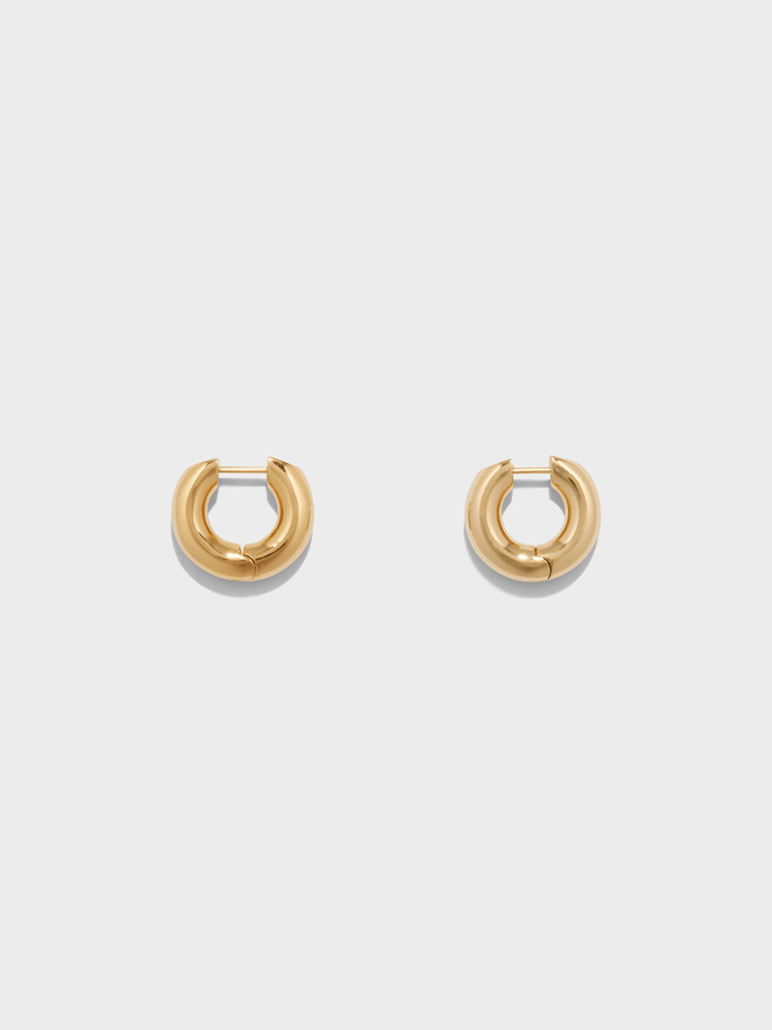 Aeyde Alaya Medium 18kt Gold-Plated Hoop Earrings