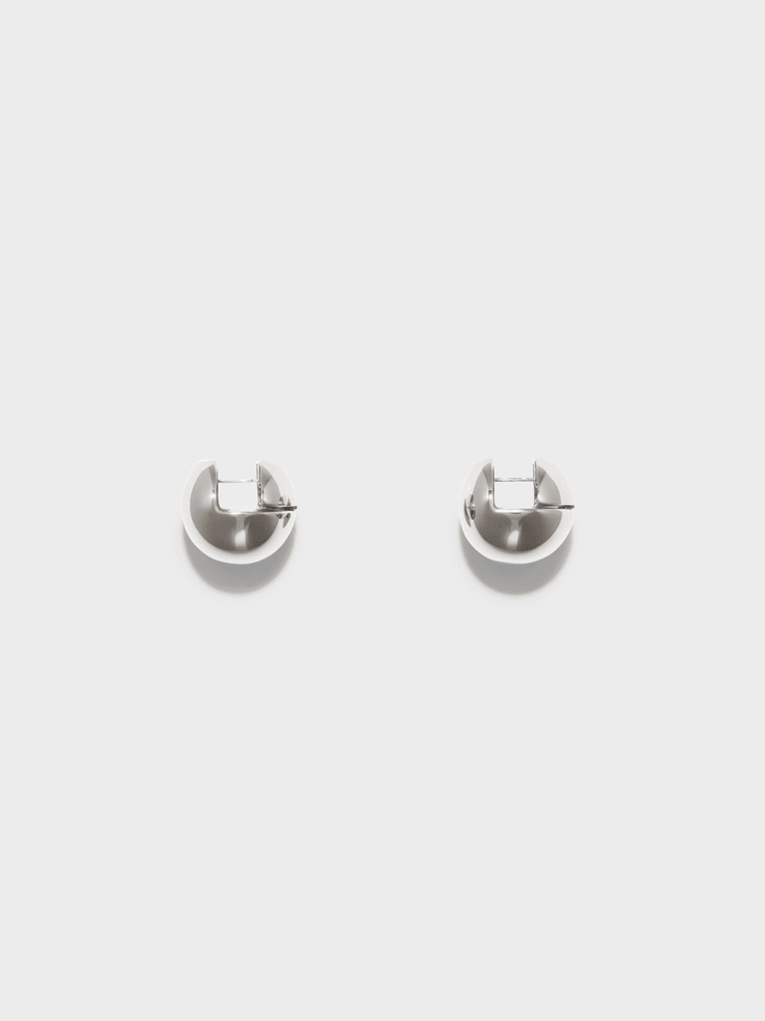 Aeyde Alice Small Palladium-Plated Earrings