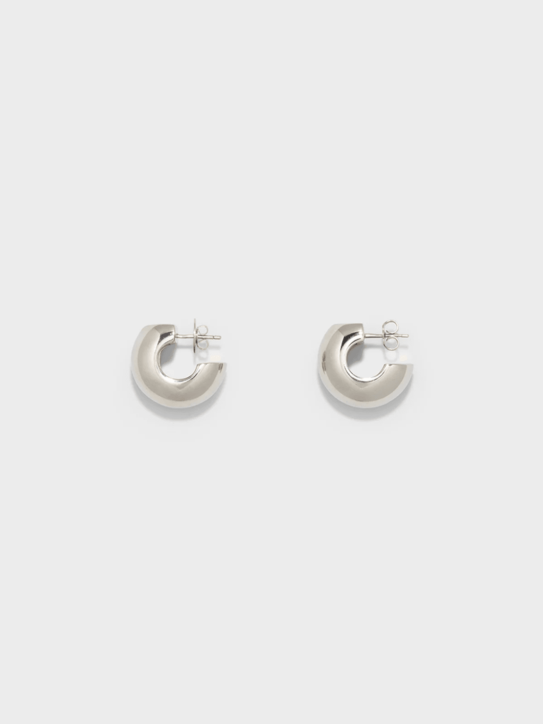 Aeyde Alma Small Palladium-Plated Earrings