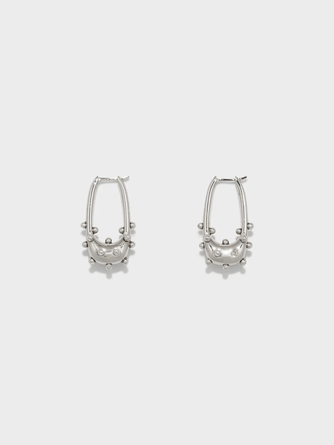 Aeyde Elias Palladium-Plated Hoop Earrings