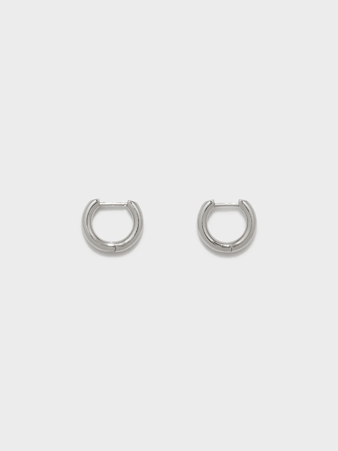 Aeyde Elliot Palladium-Plated Hoop Earrings