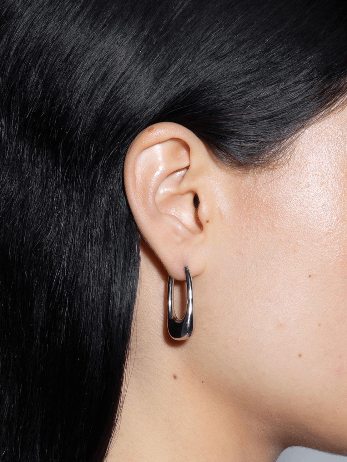 Aeyde Ellis Palladium-Plated Hoop Earrings