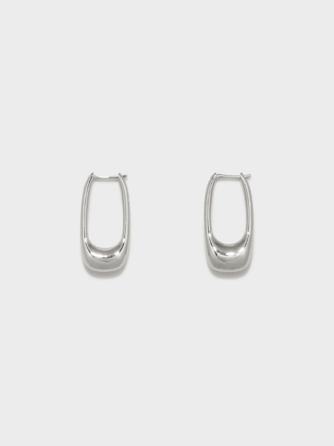 Aeyde Ellis Palladium-Plated Hoop Earrings
