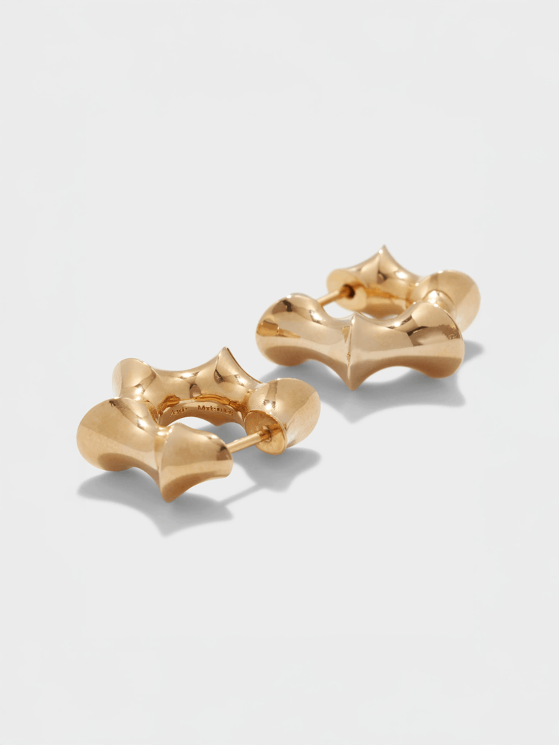 Aeyde Phoenix 18kt Gold-Plated Hoop Earrings