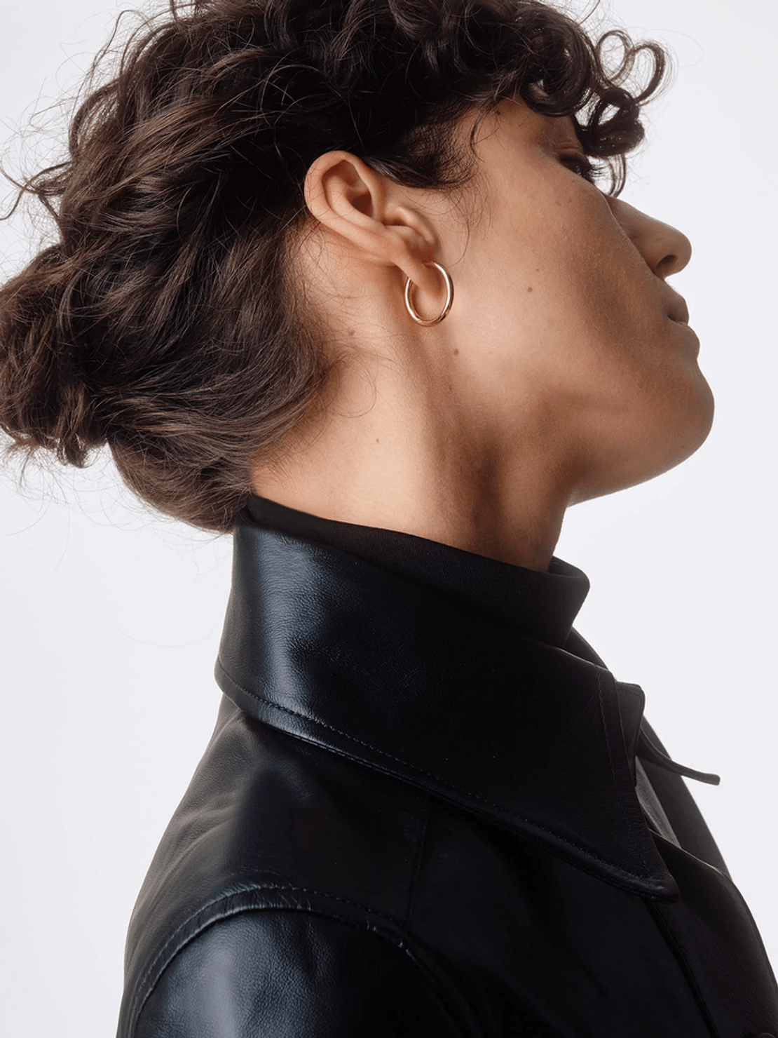 Aeyde Elona Medium 18kt Gold-Plated Hoop Earrings