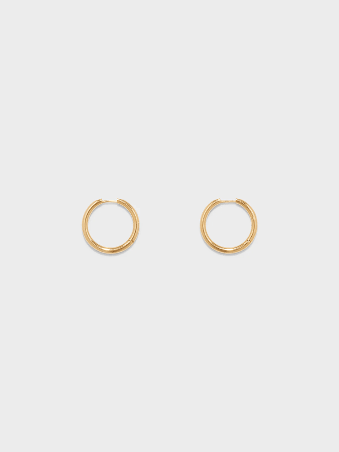 Aeyde Elona Medium 18kt Gold-Plated Hoop Earrings