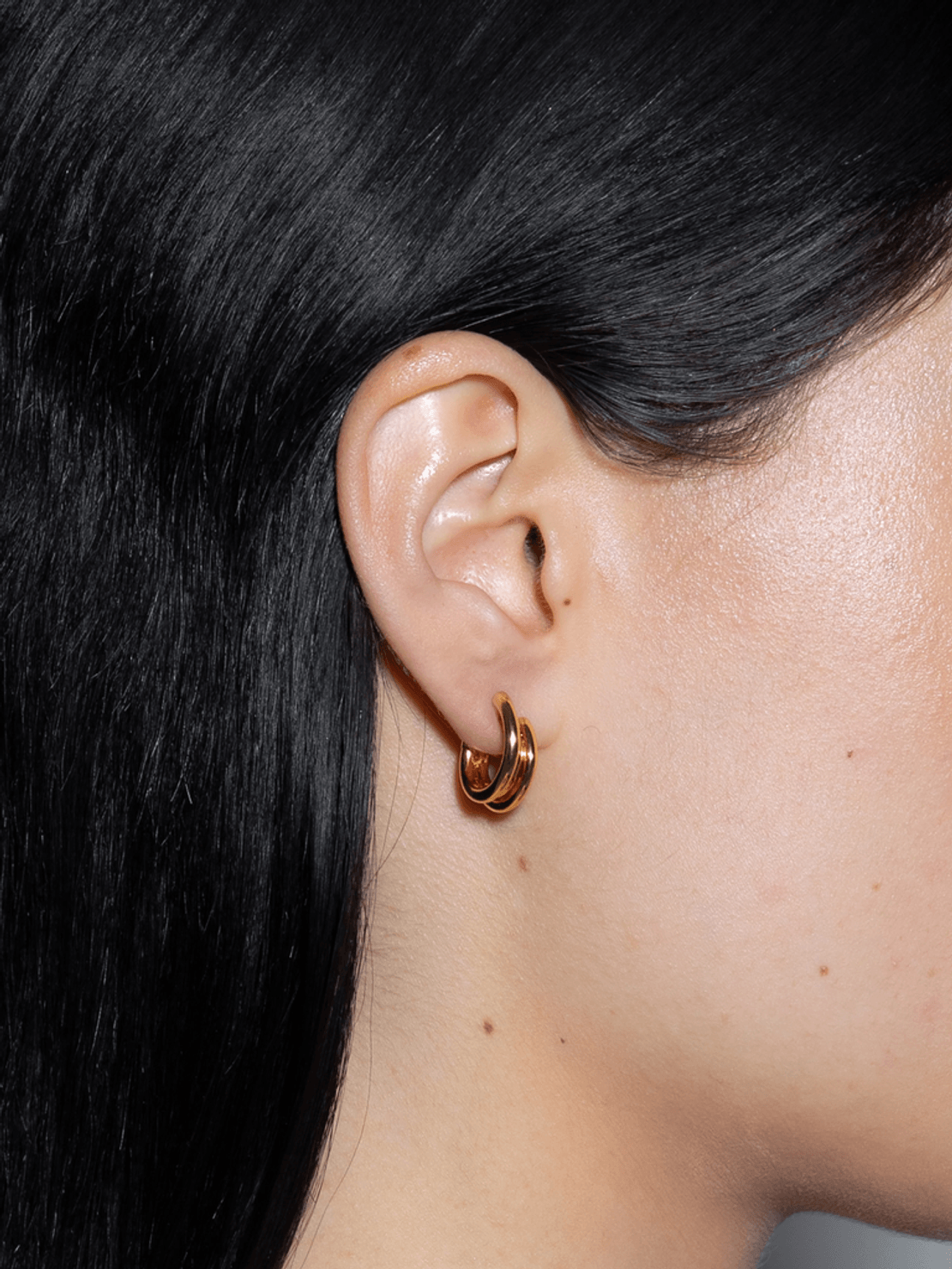 Aeyde Dean 18k Gold-Plated Hoop Earrings