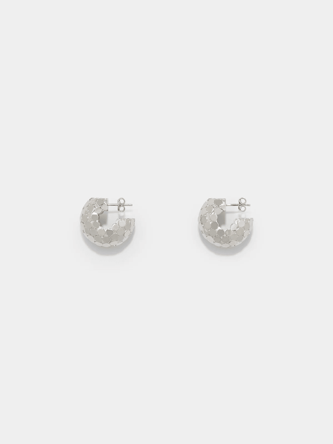 Aeyde Carter Palladium-Plated Hoop Earrings