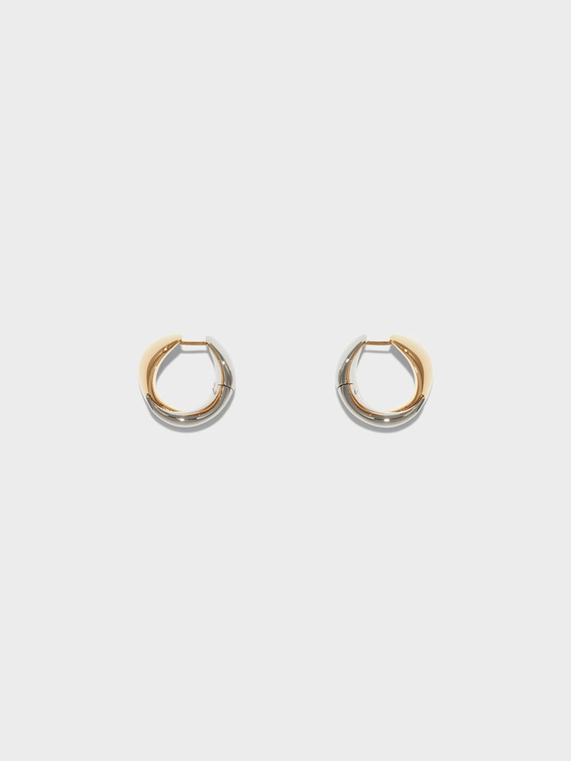 Aeyde Junior Medium 18kt Gold and Palladium-Plated Earrings